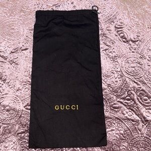 Gucci drawstring dust bag